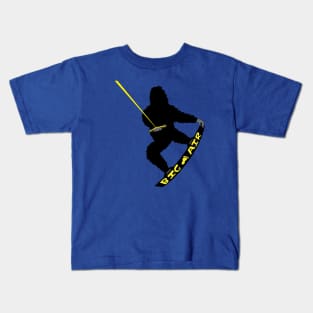 Wakeboarding Sasquatch Kids T-Shirt